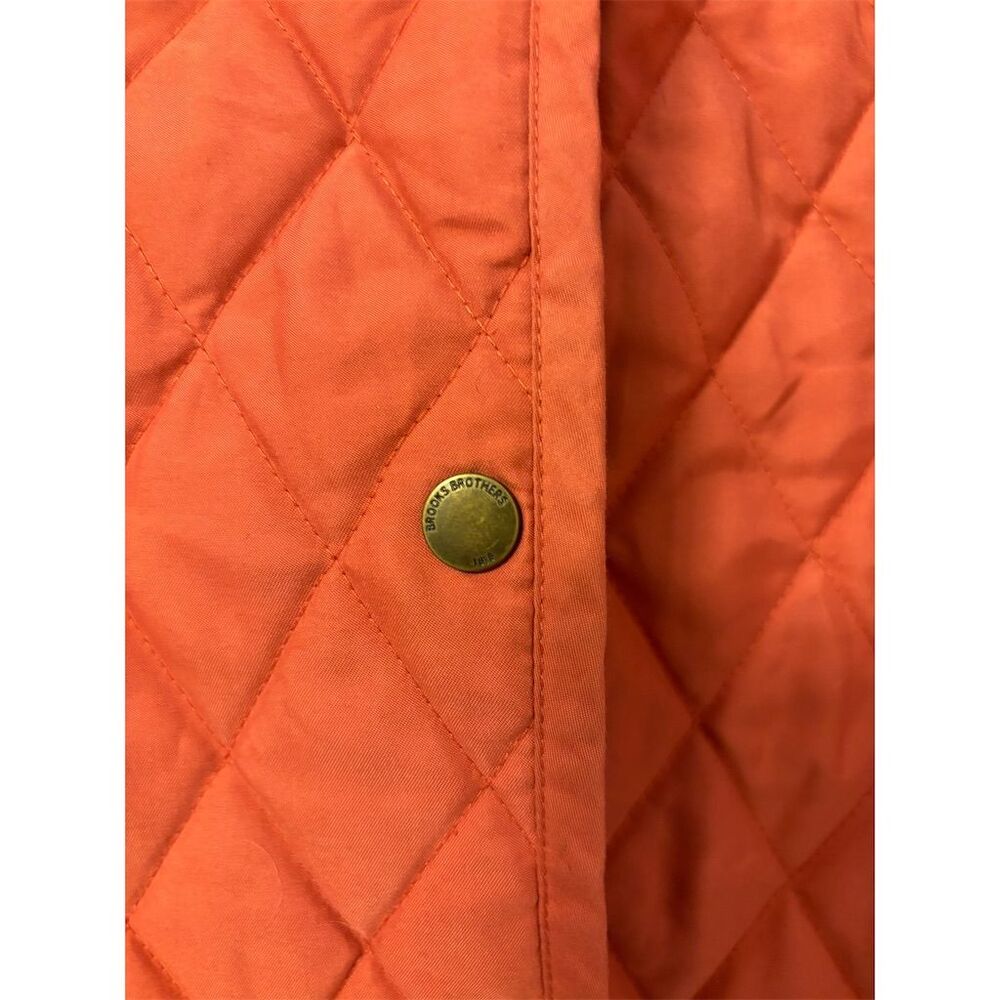 GUC! Brooks Brothers 346 Women's Coral Quilted Barn/Chore Coat, Sz 10 - Picture 2 of 11